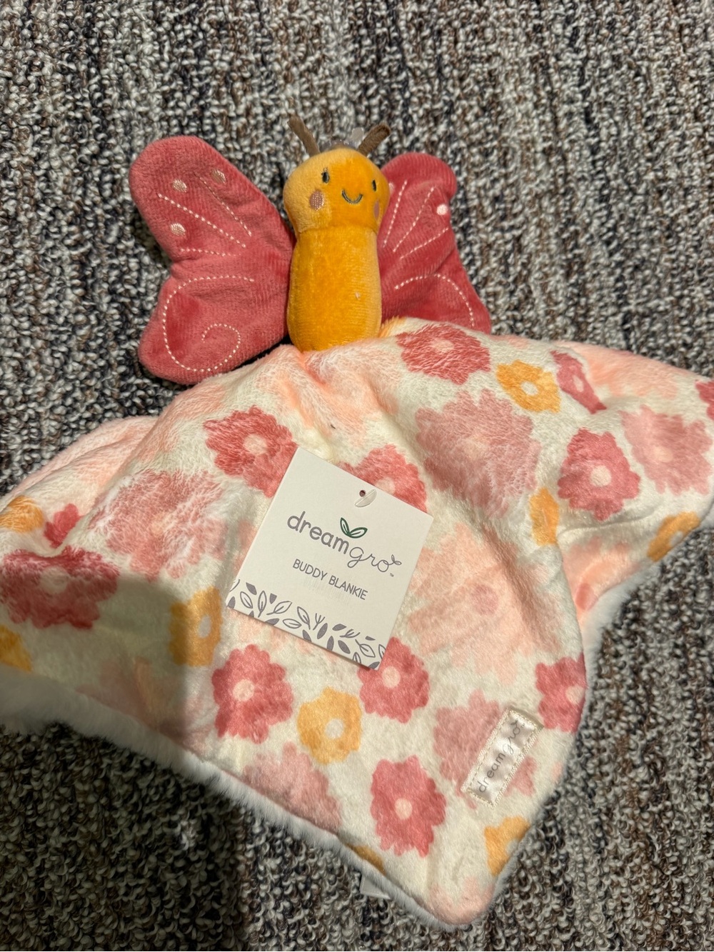 NWT Butterfly lovey blanket